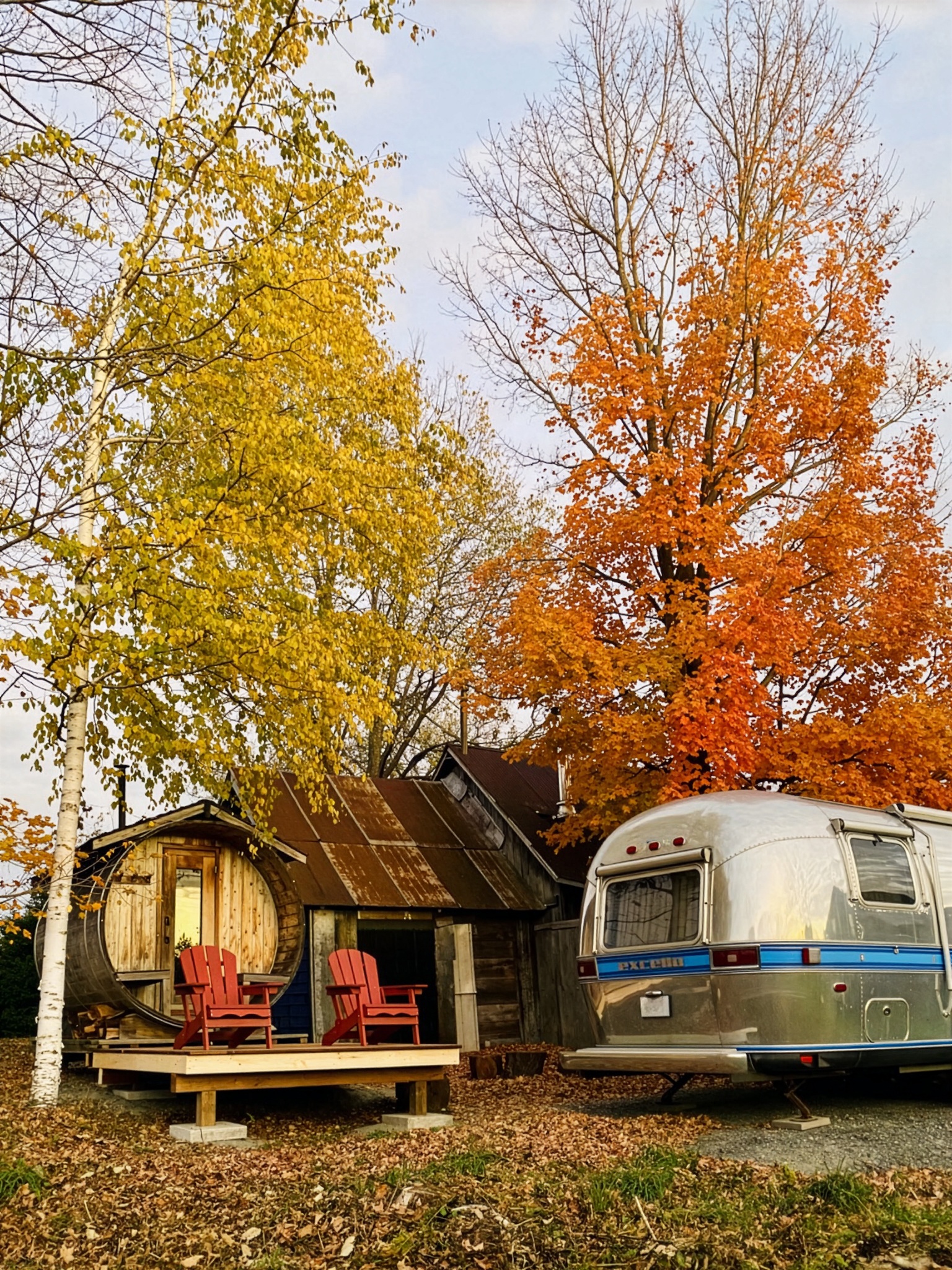 the son woodfire sauna and airstream